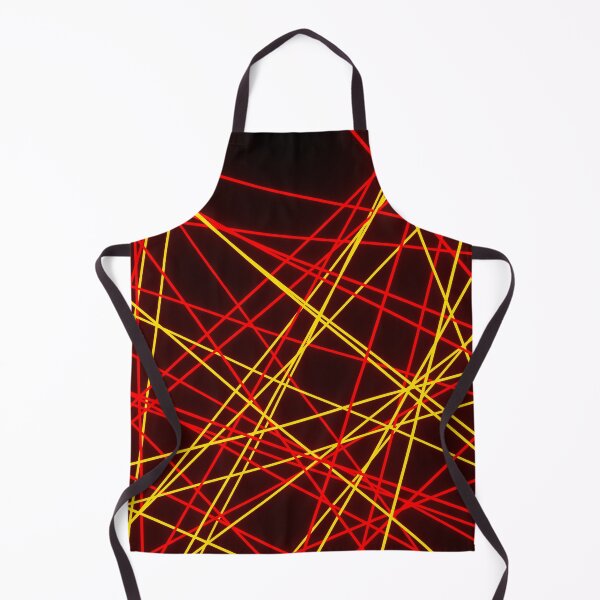 Item preview, Neon Abstract Line -Red and Yellow, Black- designed and sold by lematworks.