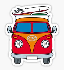 Weinlese-Brandung Sticker