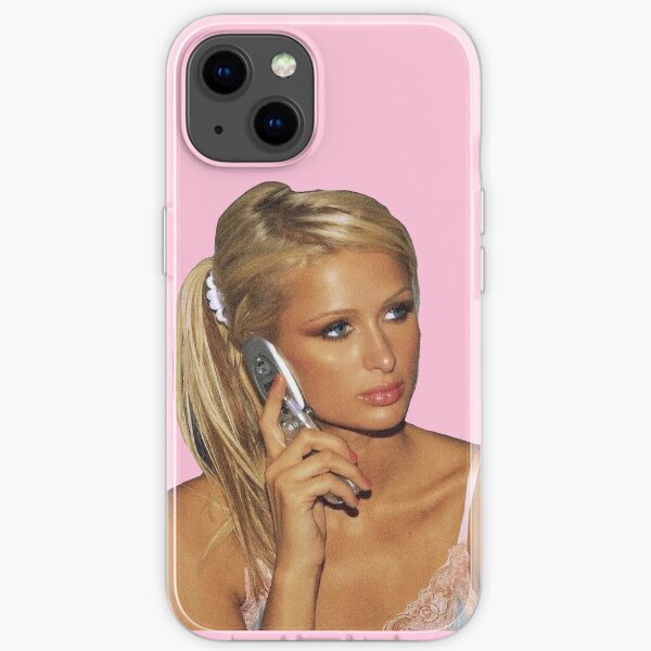 Paris Hilton Flip Phone Transparent  iPhone Soft Case
