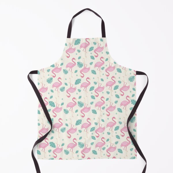 Item preview, Flamingo Pink Green Leaf Pattern designed and sold by Pixelsadots.