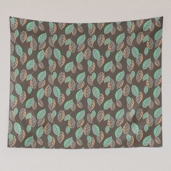 Item preview, simple green and brown leaves designed and sold by aymanepics.