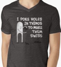 Making Swiss Happen Men's V-Neck T-Shirt