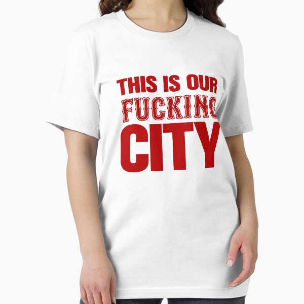 Item preview, This Is Our Fucking City Shirt (Red) designed and sold by typeo.