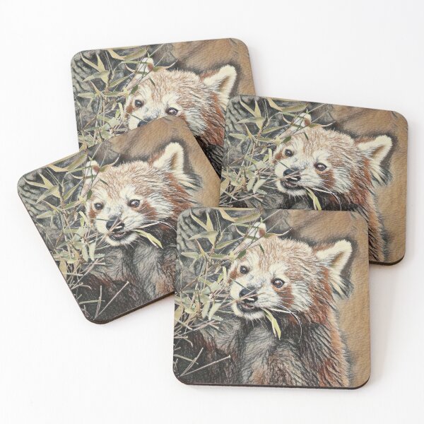 Item preview, Red Panda Having a Snack designed and sold by ReneeKennedy.