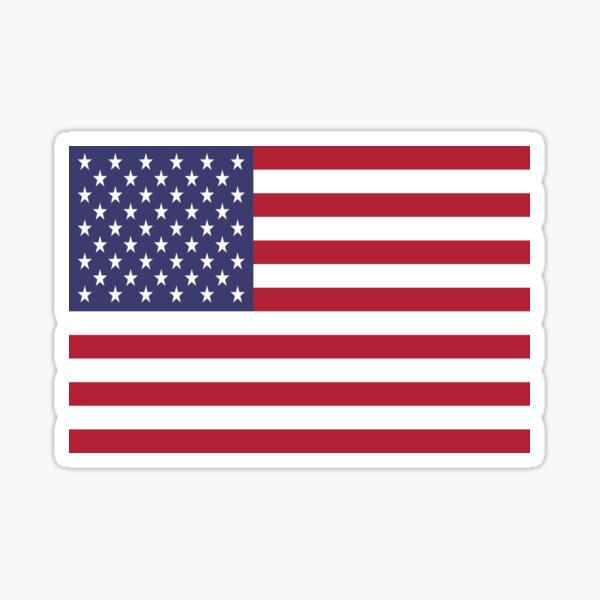 Show off your colors - United States Pegatina