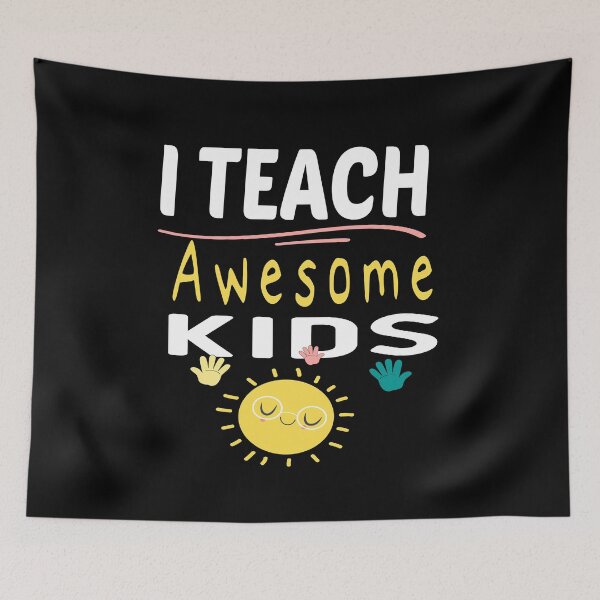 Item preview, I Teach Awesome Kids Support Autism Awareness designed and sold by MR20.