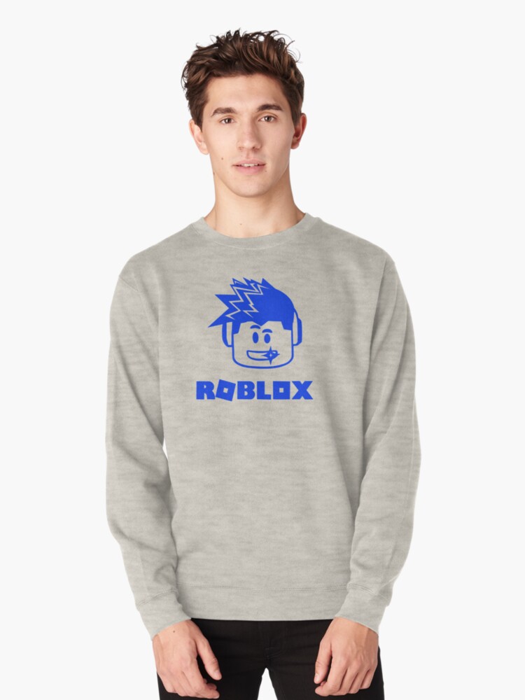 Blox Head Blue Pullover Sweatshirt By Lovegames Redbubble - roblox wheel kids t shirt by lovegames redbubble