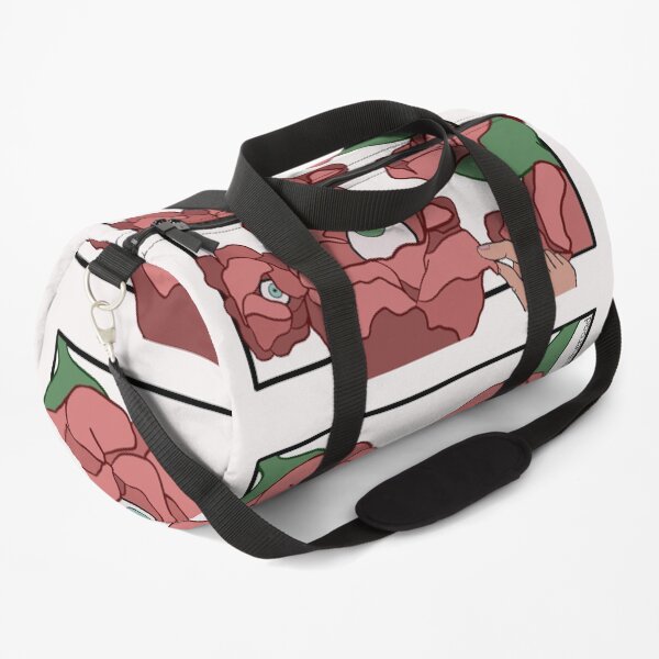 Flowers with eyeballs Duffle Bag