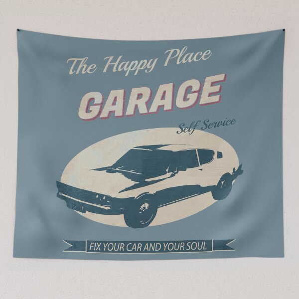 Item preview, The Happy Place Garage designed and sold by D-Spot Shop.