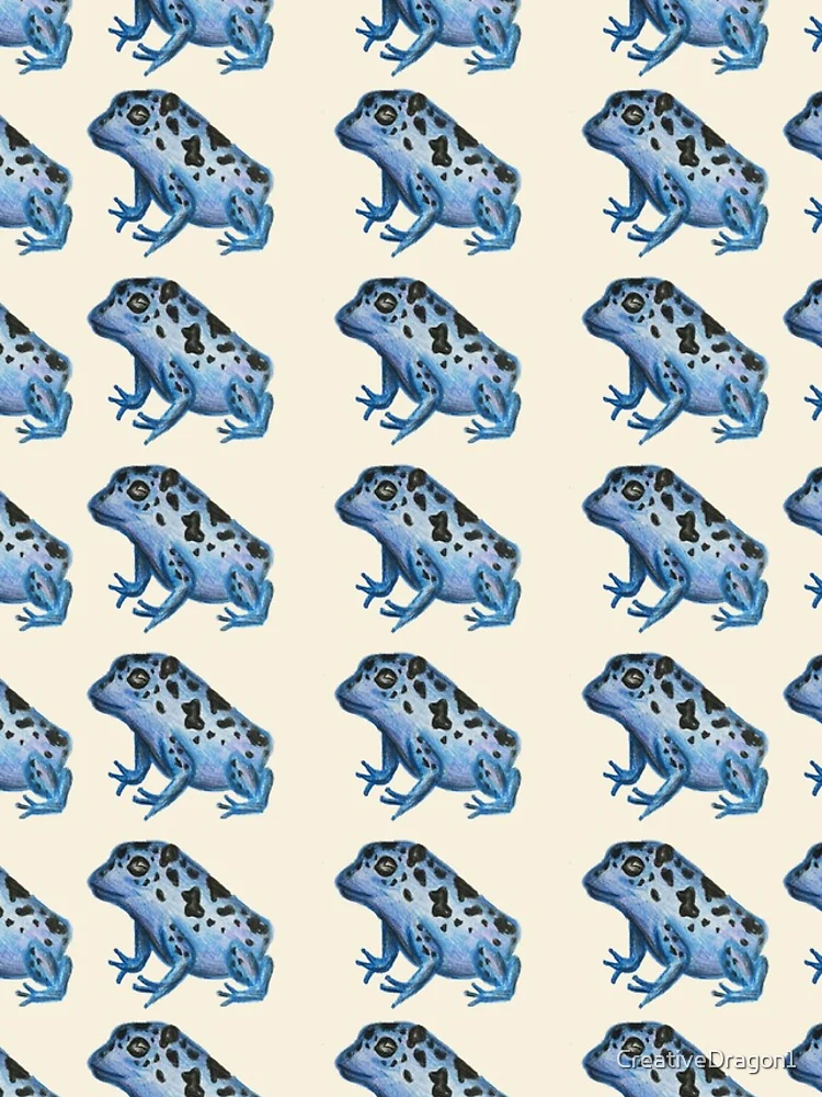 Thumbnail 4 of 4, Samsung Galaxy Phone Case, Blue Frog Pattern designed and sold by CreativeDragon1.