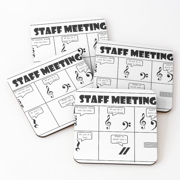 Item preview, Staff Meeting designed and sold by reggiethenerd.