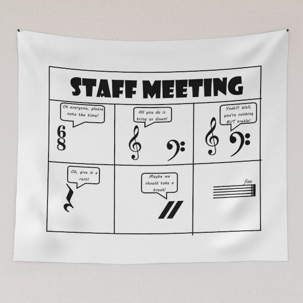 Item preview, Staff Meeting designed and sold by reggiethenerd.