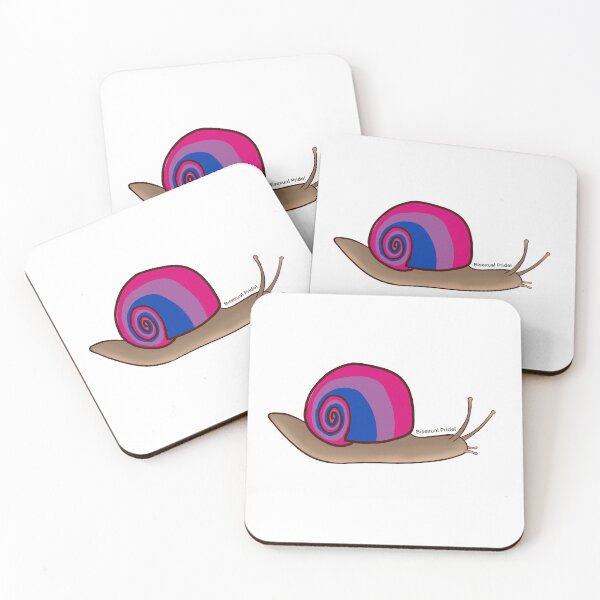 Item preview, Bisexual Pride Snail designed and sold by nuggetssnails.