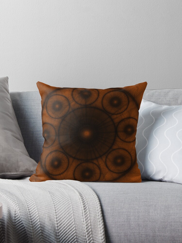 Thumbnail 1 of 4, Pillow, Beautiful Cushions/ Pattern Ancient Circles designed and sold by ozcushionstoo.