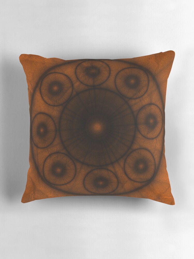 Thumbnail 3 of 4, Pillow, Beautiful Cushions/ Pattern Ancient Circles designed and sold by ozcushionstoo.