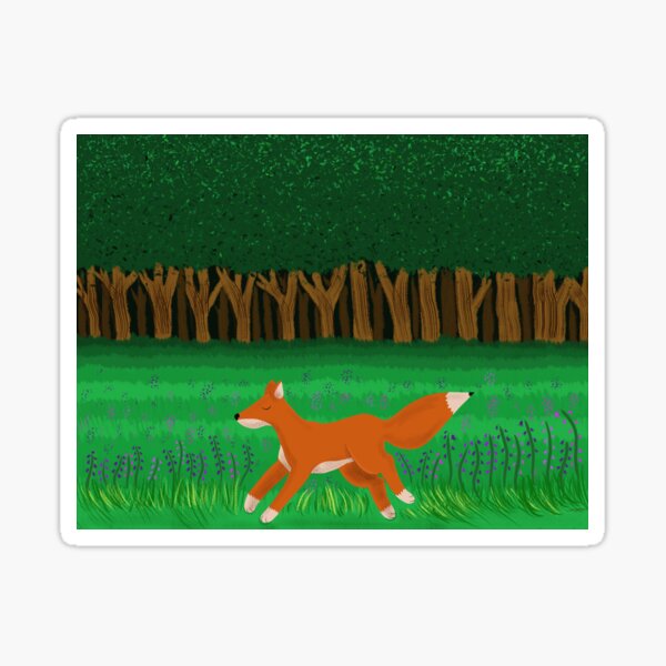 Item preview, Fox in the Bluebells designed and sold by vickyedraws.