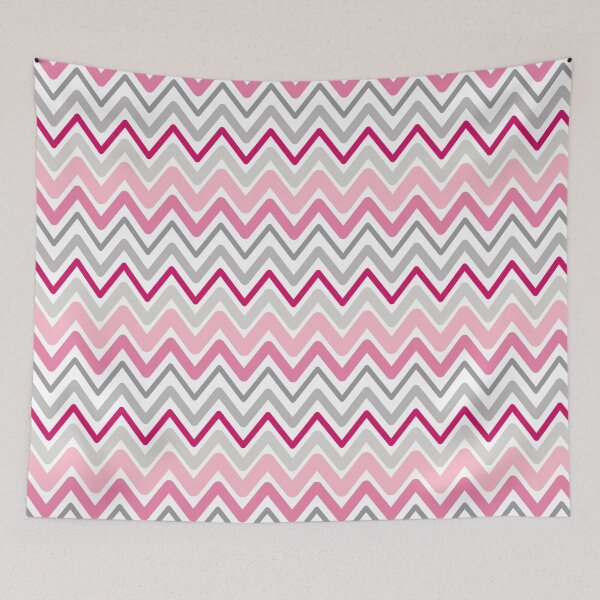 Item preview, Pink Chevron Waves designed and sold by VintageStyle.