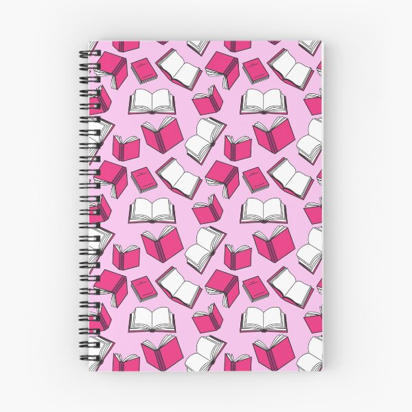 Aperçu de l'œuvre Bibliothécaire rose et modèle amoureux des livres créée et vendue par CreativeTwins.