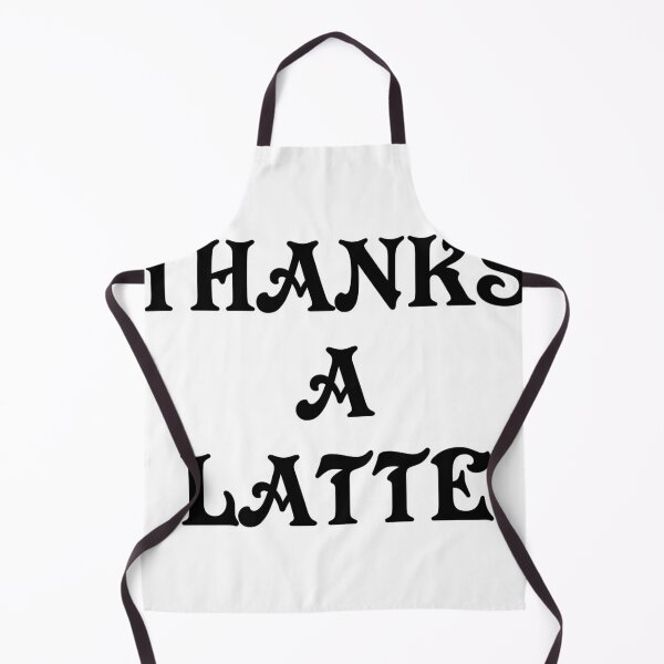 Item preview, CAFE COFFEE TALK~Thanks a Latte~Funny~Logo 002 designed and sold by Spinning Plates 360.