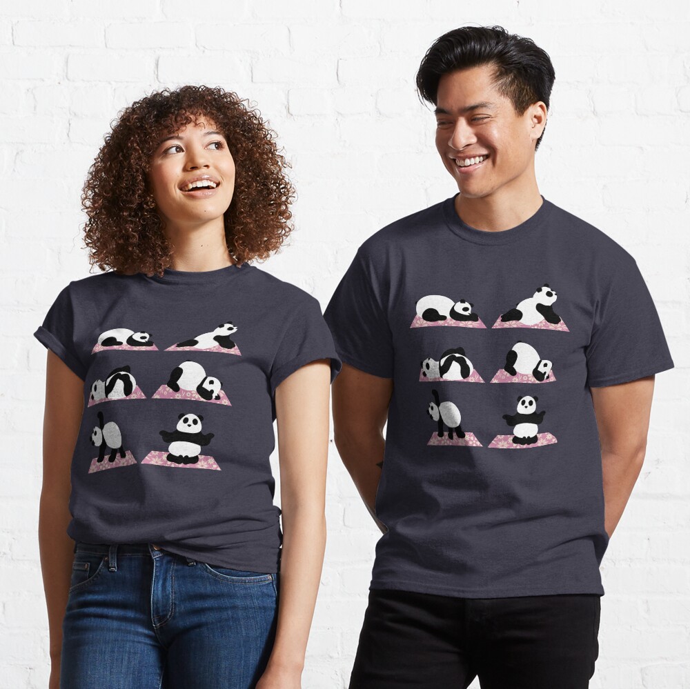 panda yoga shirt