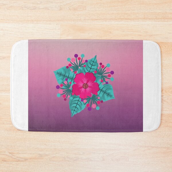 Item preview, Red flower with berries designed and sold by Delicarte.