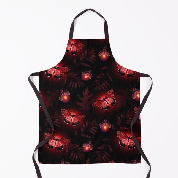 Item preview, Autumn firefly and moth red designed and sold by BlueMothShop.