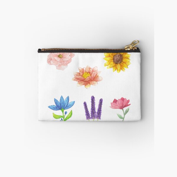Item preview, colorful watercolor flowers stickers pack designed and sold by Yaara-zer.