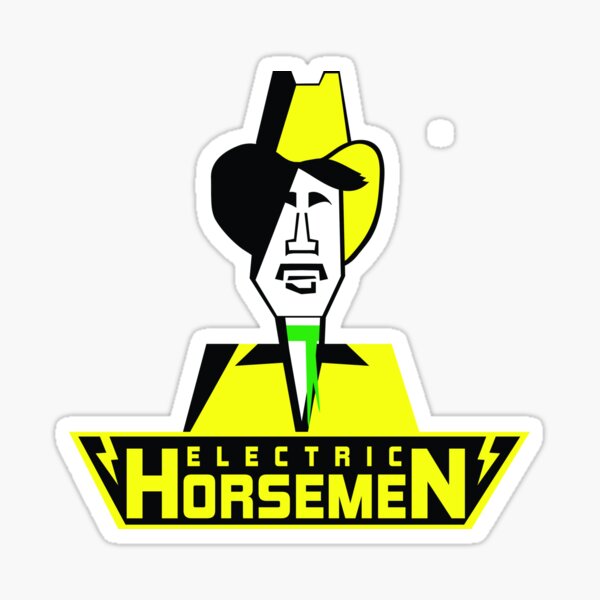 Electric Horsemen (Vintage 1) Sticker