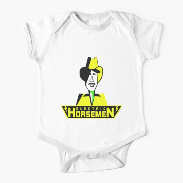 Electric Horsemen (Vintage 1) Short Sleeve Baby One-Piece