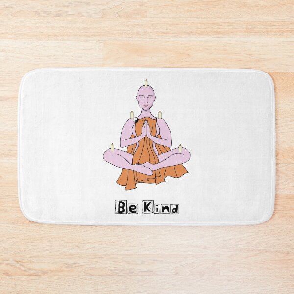 Item preview, Meditating Monk Be kind designed and sold by Ludovic Geusa.