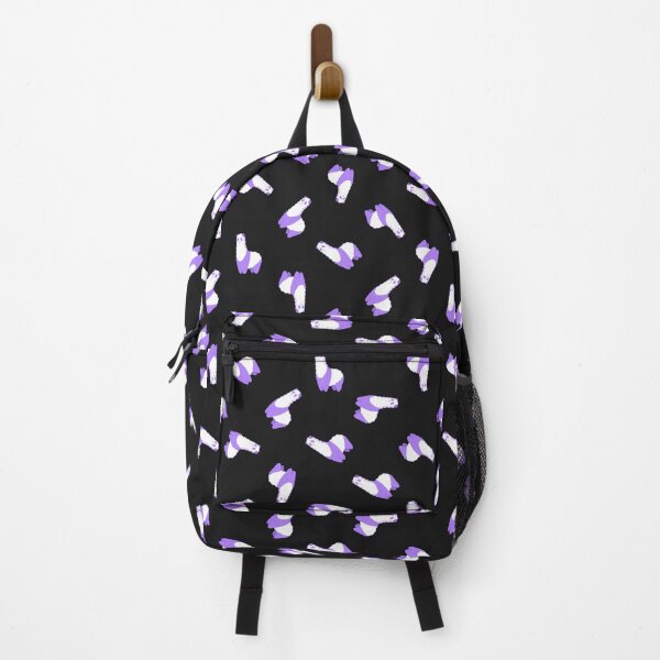 Item preview, purple Alpanda pattern (black) designed and sold by animinimal.