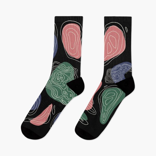 Item preview, Abstract 80s Retro Topographic Map Pattern designed and sold by gimmesometees.