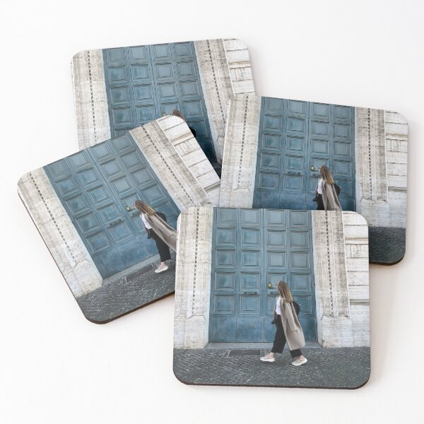 Item preview, Girl and the ancient door, Italy, Rome designed and sold by smallfidget.