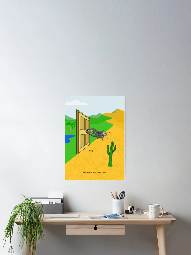Thumbnail 2 of 3, Poster, Problem Solving -101 designed and sold by Thingsesque.