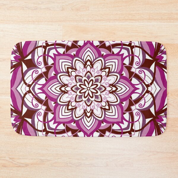 Item preview, Brown Rose pink mandala designed and sold by Hurricanegreen.