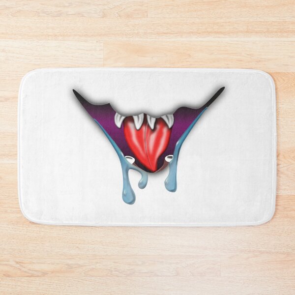 Item preview, A drooling vampire bat mouth designed and sold by DesertG.