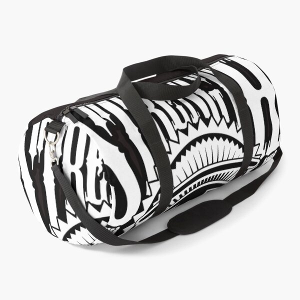 Strength and Culture White Lettering Duffle Bag