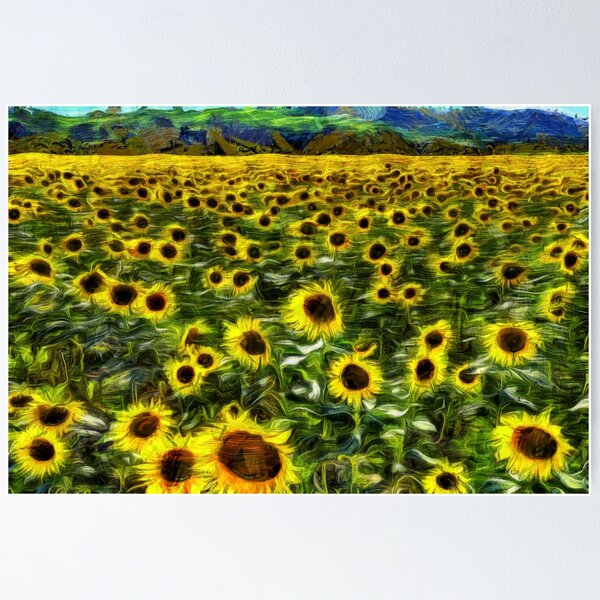 Item preview, Sunflower Field Vincent Van Gogh designed and sold by Londonimages.