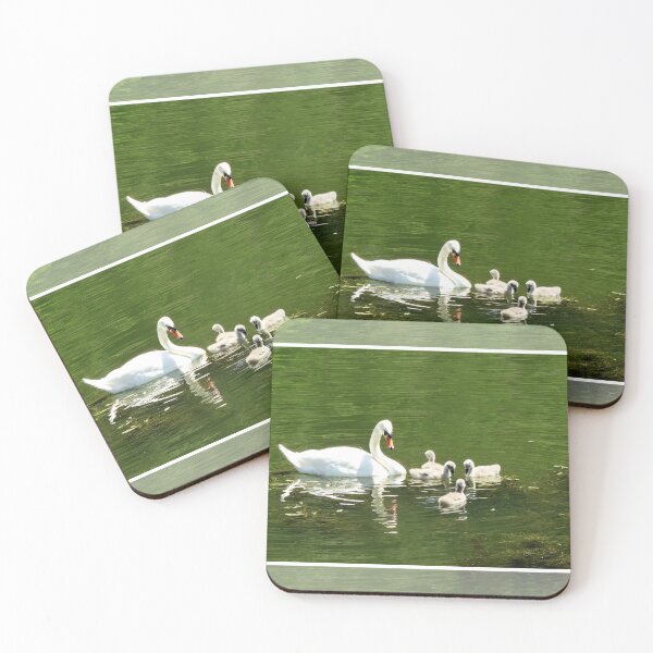 Item preview, Swans, mother and little ones designed and sold by aapshop.