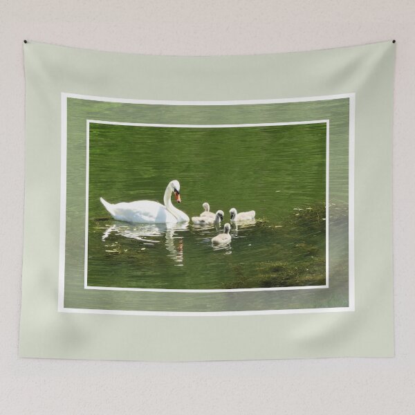 Item preview, Swans, mother and little ones designed and sold by aapshop.