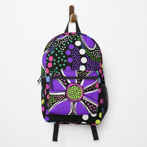 Item preview, Funky Flower and Dots (Purple) designed and sold by Whoopsidoodle.