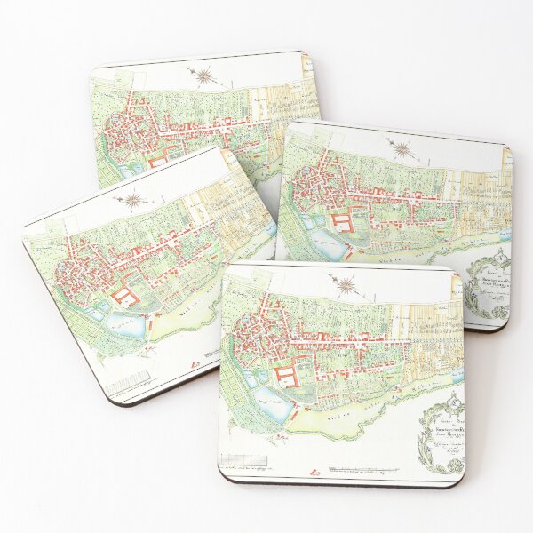 Item preview, Vintage Homburg Germany Map (1787) designed and sold by BravuraMedia.