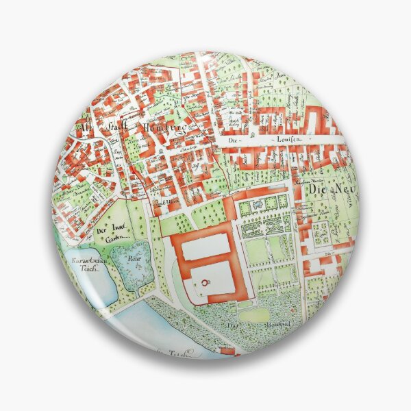 Item preview, Vintage Homburg Germany Map (1787) designed and sold by BravuraMedia.