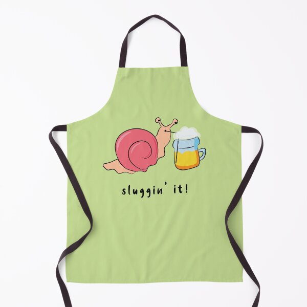 Item preview, Kawaii Snail slugging Beer, Snail Drinking beer designed and sold by DD1492.
