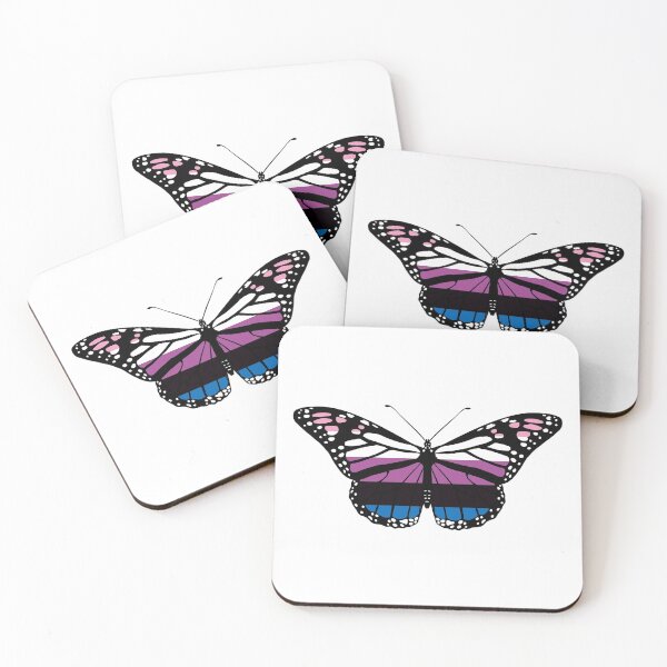 Item preview, Pride Butterfly - Genderfluid designed and sold by Oceanplume.
