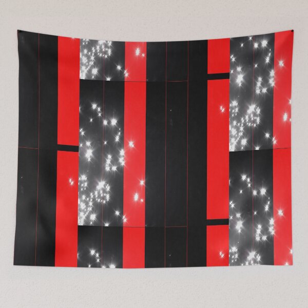 Item preview, Red Black bands glitter  designed and sold by OSG369.