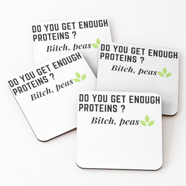 Item preview, Enough proteins - Vegans designed and sold by sharrohi.