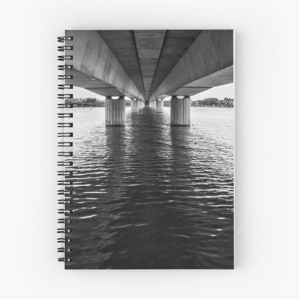 Item preview, Under Cardiff Bay link road bridge over the river Taff Wales designed and sold by iCimages.net.