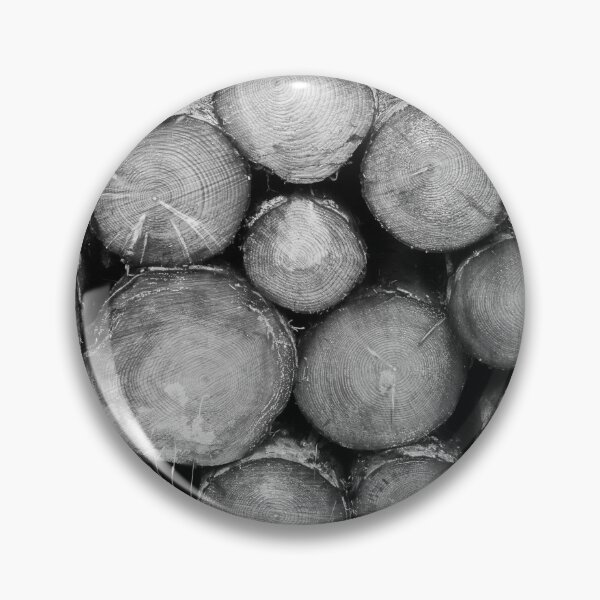 Item preview, Pile of logs a black and white image. designed and sold by iCimages.net.