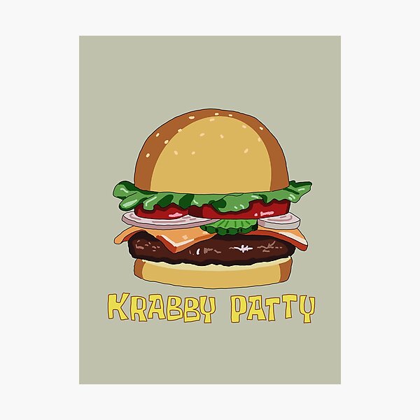 Item preview, SpongeBob’s Squarepants Krabby Patty designed and sold by thebcarts.